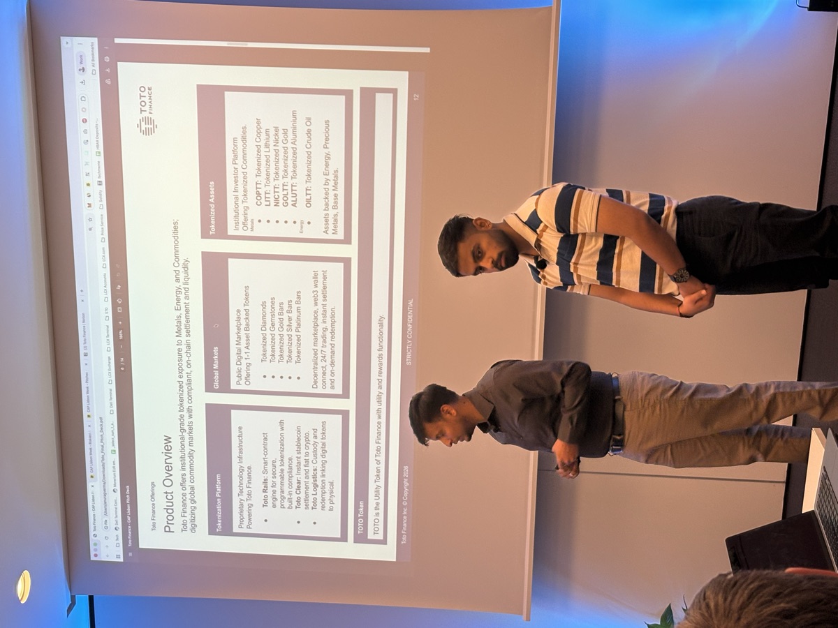 Toto Finance presenting