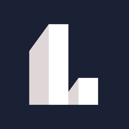 Logo mark, navy square